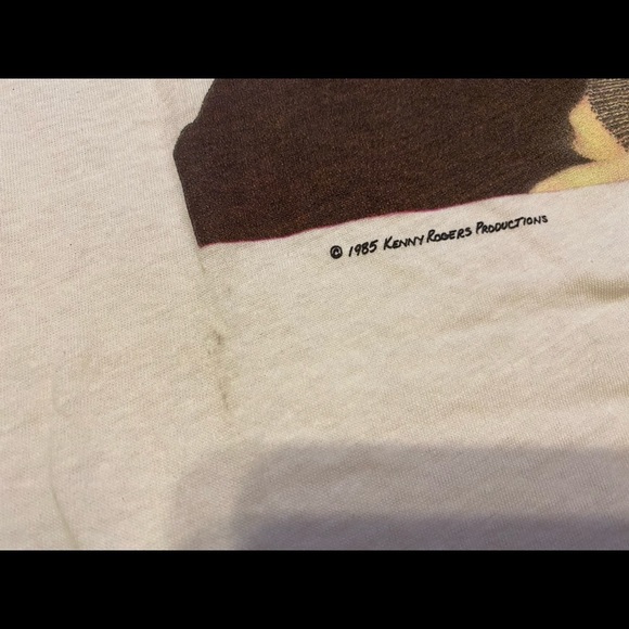 Vintage Kenny Rodger 86’ Tour Single Stitched T-Shirt - Picture 8 of 10